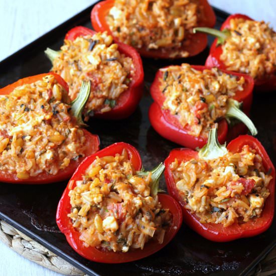 Feta-Stuffed Peppers