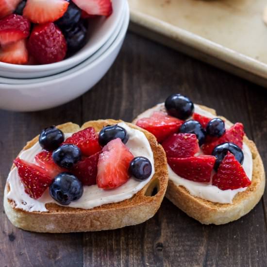 Sweet Berry Bruschetta