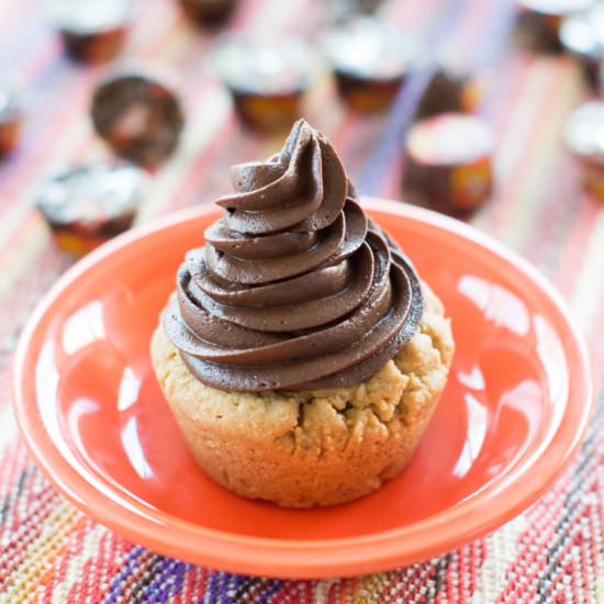 Chocolate Peanut Butter Cookie Cups