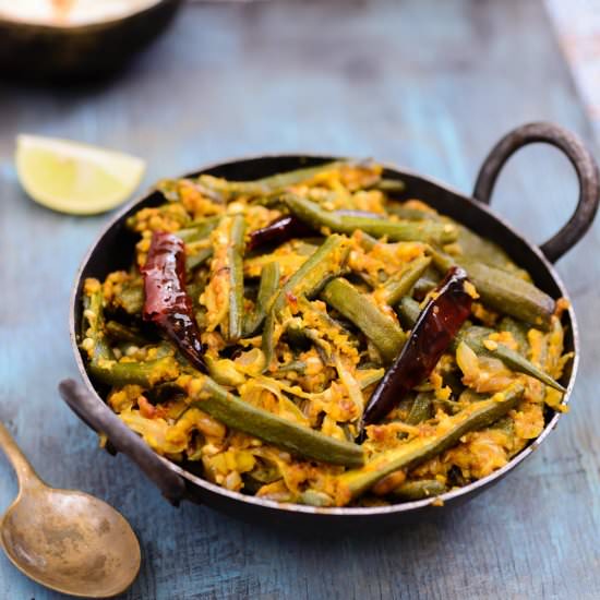 Moongphali Bhindi
