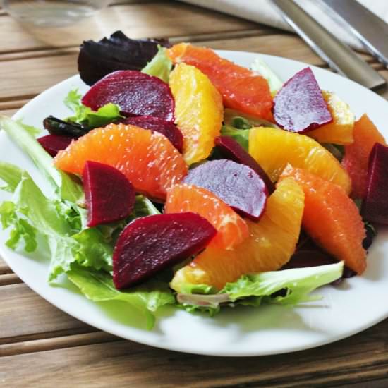 Orange and Beet Salad with Dijon