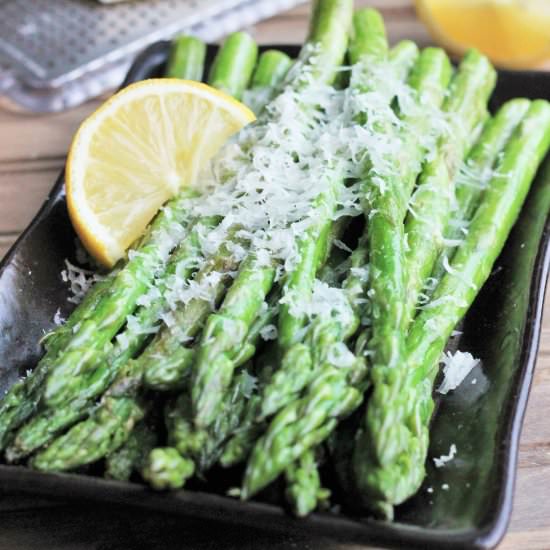 Lemon Parmesan Asparagus
