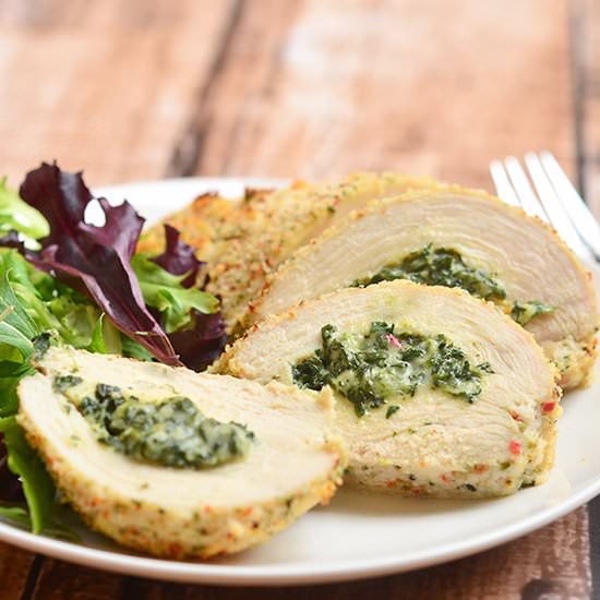 Spinach-Stuffed Chicken