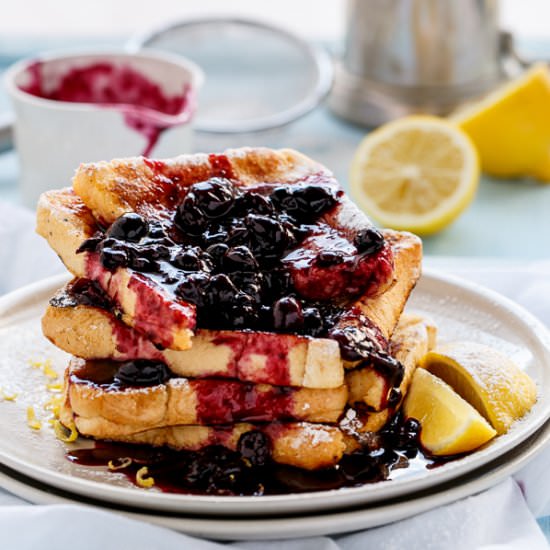 Lemon Blueberry French Toast