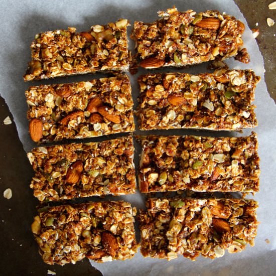 Gingerbread Granola Bars