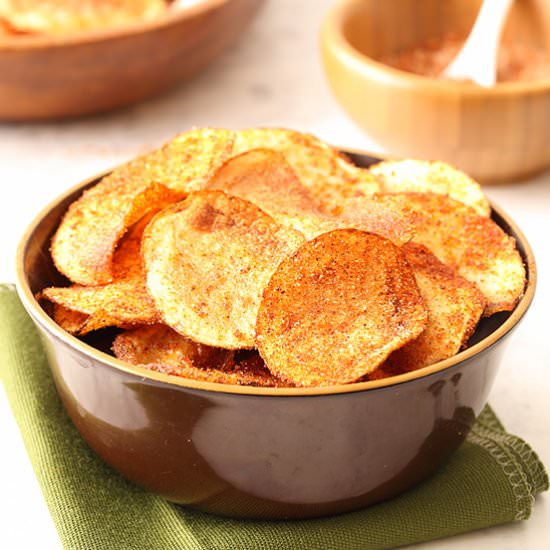 Homemade Barbecue Potato Chips