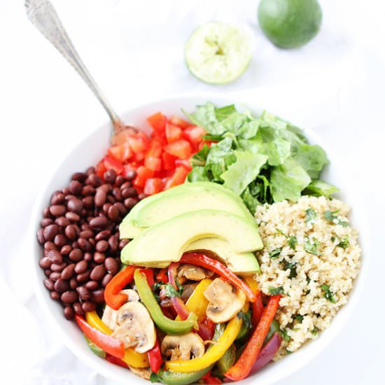 Fajita Quinoa Bowls