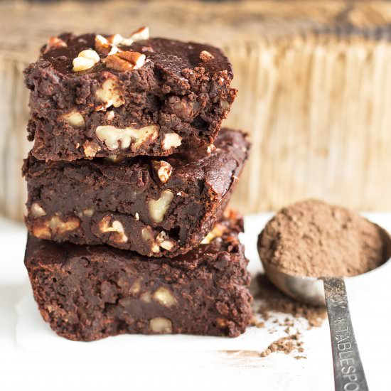 Nutty Black Bean Brownies