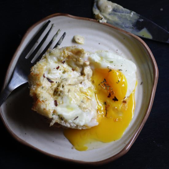 Croque Madame or Egg&Salami Bake