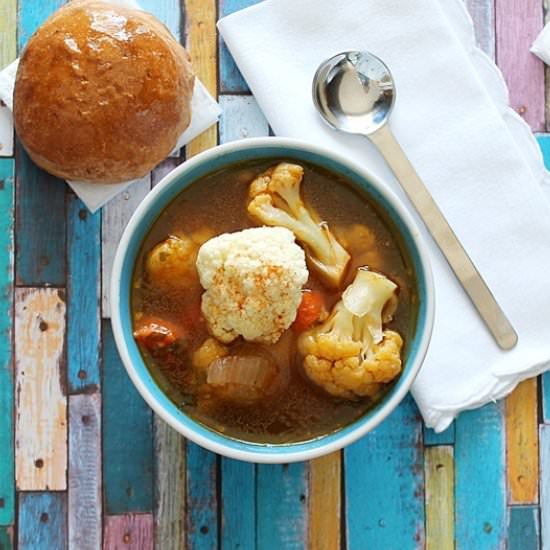 Cauliflower Soup Paprikash