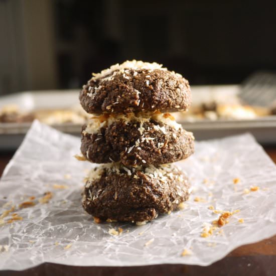 Toasted Coconut Chocolate Cookies