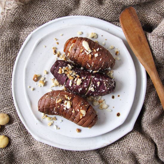 Hasselback Sweet Potatoes