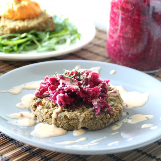Broccoli-Tempeh Cakes