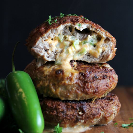 Jalapeño Cheddar Burgers