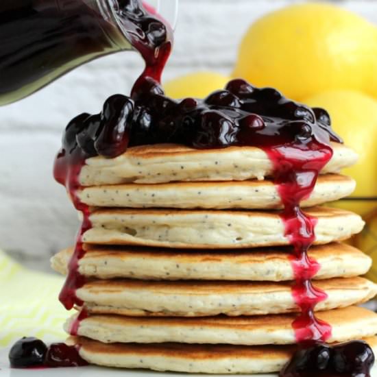 Lemon Poppy Seed Pancakes