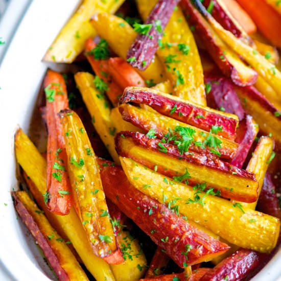 Balsamic Honey Glazed Carrots