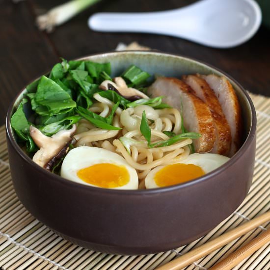 Quick + Easy Pork Belly Udon
