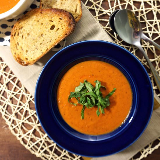 Creamy Tomato Basil Soup