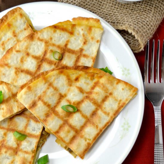 Grilled Mushroom Quesadillas