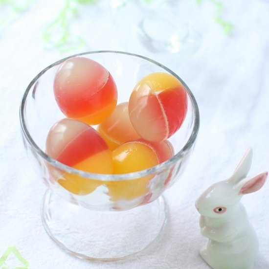 Jellied Easter Surprise Eggs
