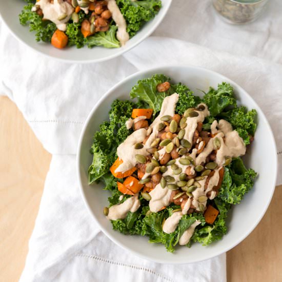 Southern Kale Salad w/ Smoky Ranch