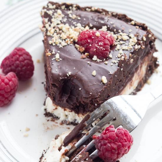 Chocolate and Raspberry Tart
