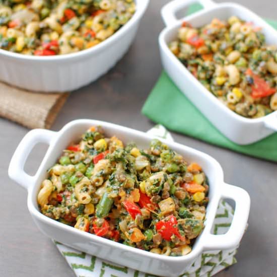 Lentil Vegetable Macaroni & Cheese