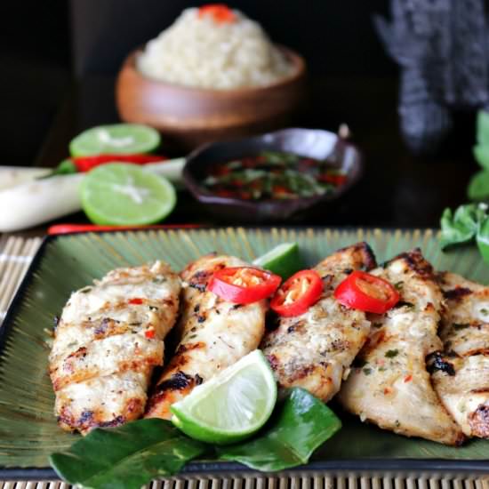 Thai Grilled Chicken Tenderloins