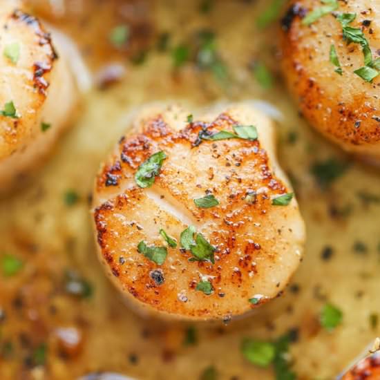 Lemon Butter Scallops