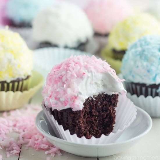 Snowball Cupcakes