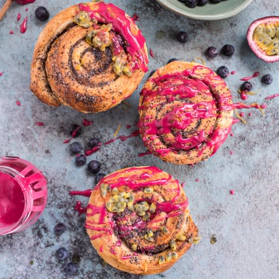 Meyer Lemon Poppy Seed Morning Buns