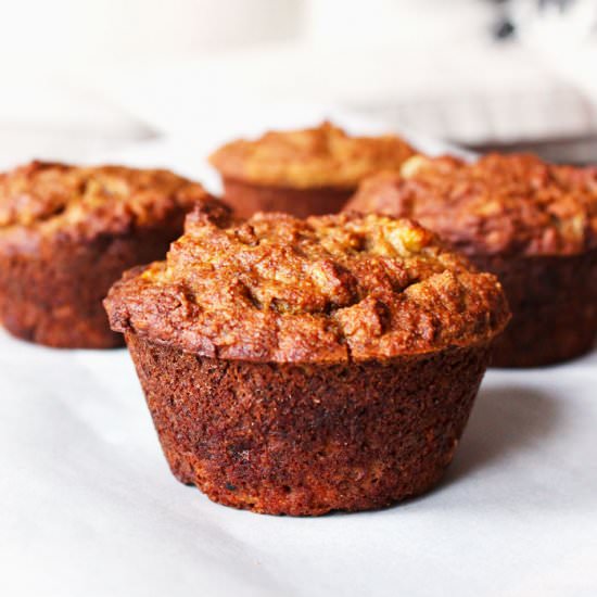 Peanut Butter Banana Muffins