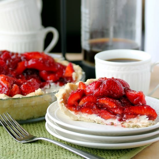Strawberry Cream Pie