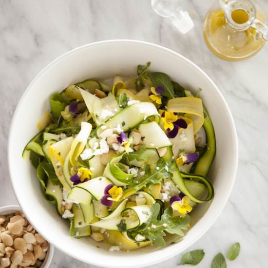 Shaved Squash Salad
