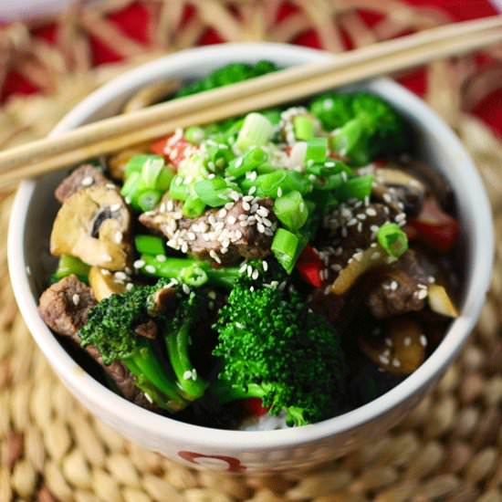 Saucy Beef and Broccoli Stir-Fry