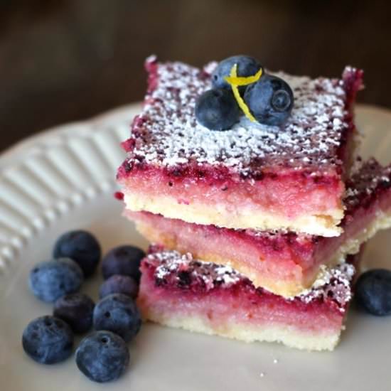 Blueberry Lemonade Bars