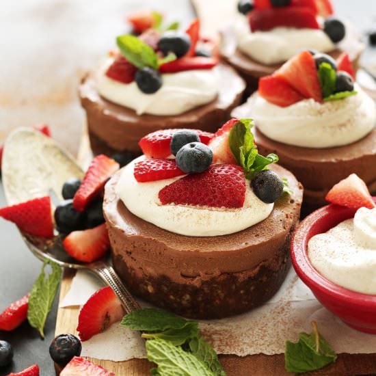 Vegan Chocolate Cheesecake