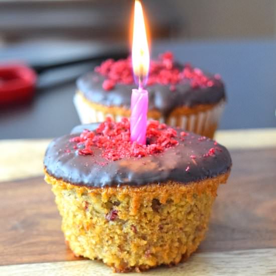 Paleo Berry Cupcakes