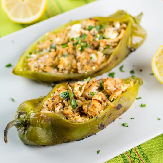 Chicken and Cheese Stuffed Anaheims