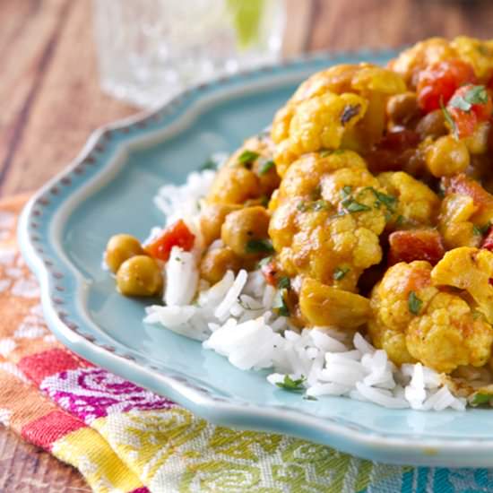 Cauliflower and Chickpea Curry