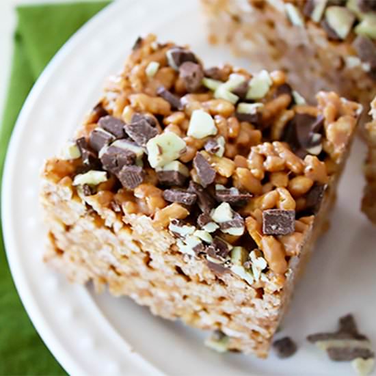 Andes Mint Krispy Treats