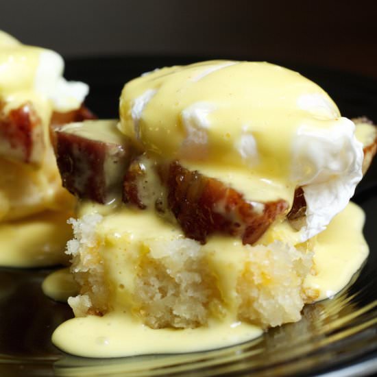 Pork Belly Eggs Benedict