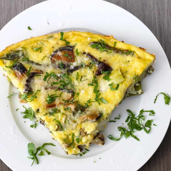 Frittata with Veggies and Fontina