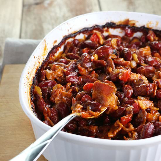 Lori’s Famous Maple Baked Beans