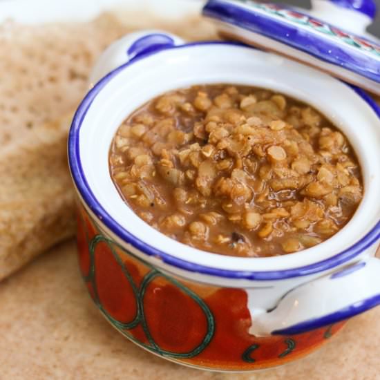 Mesir Wat- Ethiopian Red Lentils
