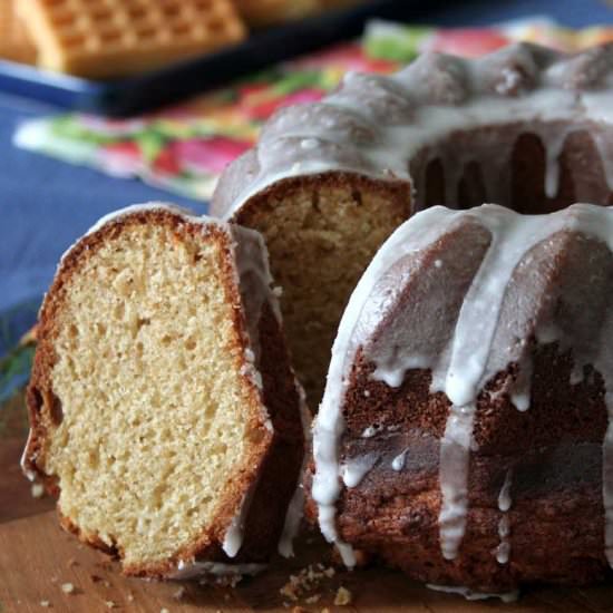 German Egg Liqueur Gugelhupf Cake