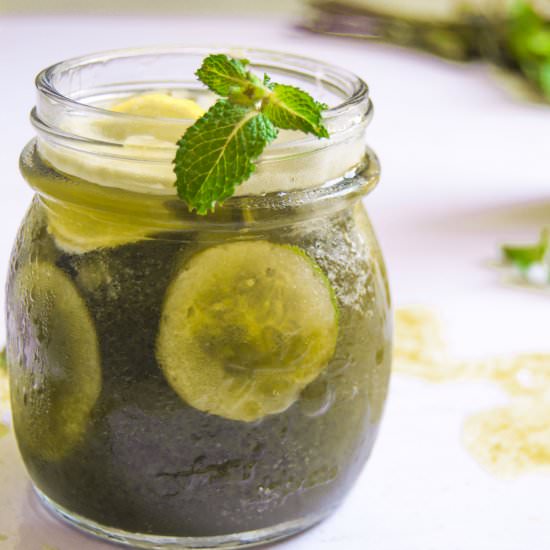Minty-Cucumber Agua-Fresca