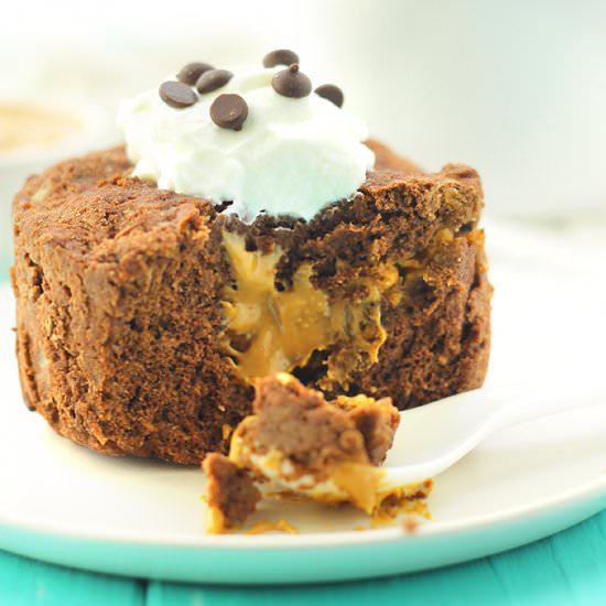 Peanut Butter Chocolate Mug Cake