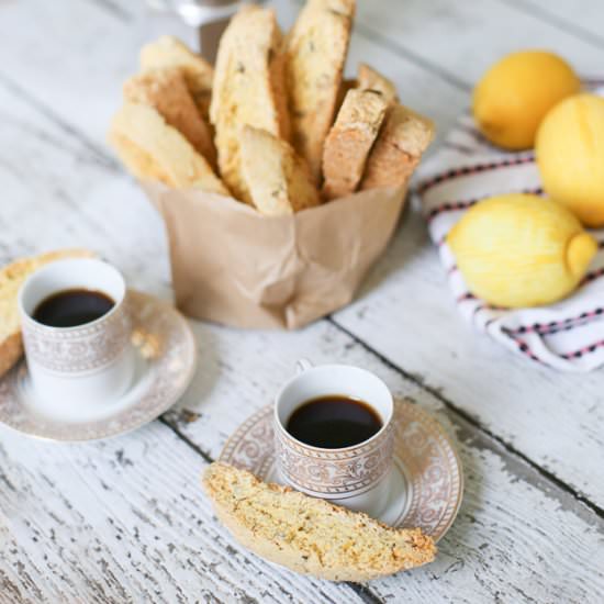 Lemon Almond Biscotti