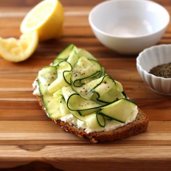 Zucchini & Ricotta Bruschetta